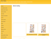 Tablet Screenshot of akcniletaky.eu